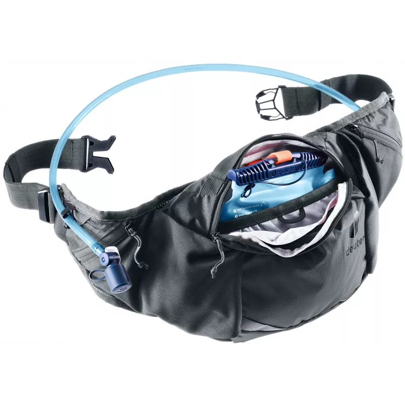 Gurnu soma DEUTER Pulse 3 ar nierēm saderīgu regulējamu jostu, 3 L, Graphite, 330 g
