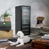 Caso | Smart Wine Cooler | WineExclusive 126 | Energy efficiency class G | Showcase | Free standing | Bottles capacity 126 bottles | Cooling type Compressor technology | Melns