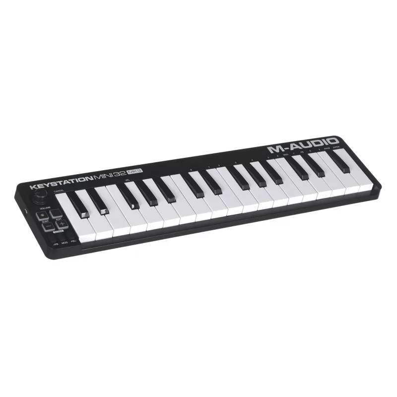 M-AUDIO Keystation Mini 32 MK3 MIDI tastatūra 32 taustiņi USB melna, balta