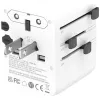 Ceļojumu adapteris 20W GaN Nomad 2xUSB-C + 1xA