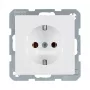 Kontaktligzda Tipa F berker 47436089, 16 A, 250 V, balta, duroplast korpuss