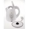 Adler | Tējkanna | AD 1207 | Standarta | 2000 W | 1,5 L | Plastmasa | 360° grozāma pamatne | Balta