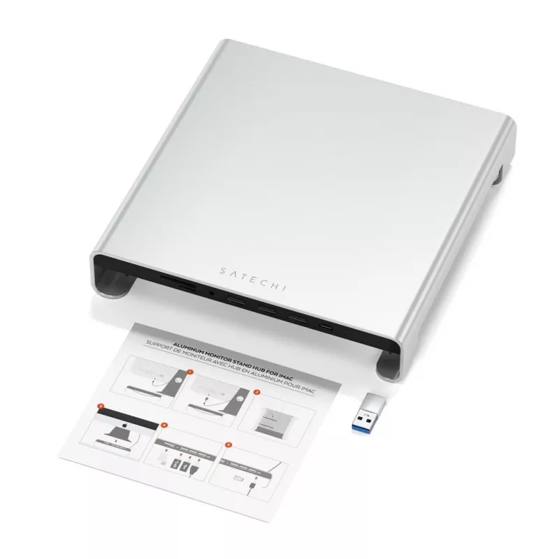 Laptop Dock Satechi ST-AMSHS USB 3.2 Gen 1 Type-C Silver