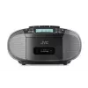 Radio atskaņotājs JVC RC-E444B melns ar CD atskaņotāju un FM uztvērēju