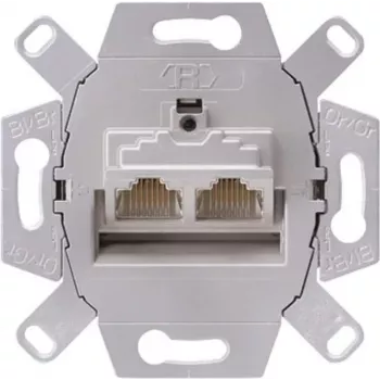 Kontaktligzda 2 x RJ-45 JUNG UAE 8-8 UPOK6