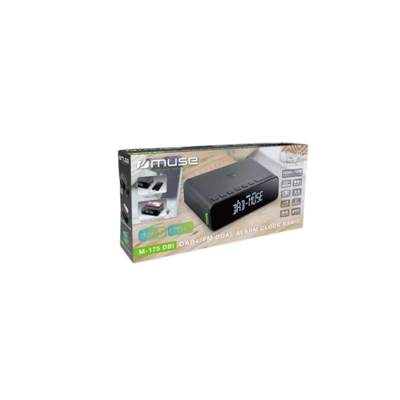 Muse M-175DBI radio portatīvs Melns