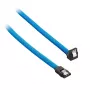 CableMod ModMesh - SATA kabelis - Serial ATA 150/300/600 - SATA (W) ar labo leņķi uz SATA (W) - 60cm - gaiši zils (CM-CAB-RSAT-N60KLB-R)