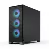 Fractal Design Pop 2 Air Melns Solid mid-tower datora korpuss — ATX atbalsts, 3x 120 mm priekšējie ventilatori, 2,5/3,5 collu diskdziņu nodalījumi, 215×481×462 mm