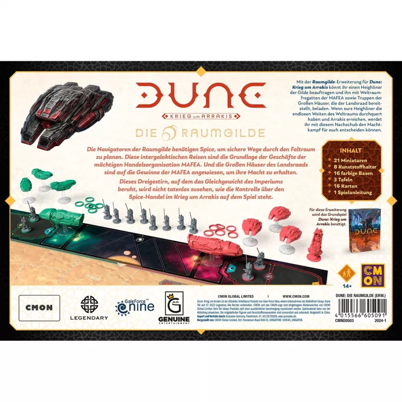 Dune: War for Arrakis - The Spacing Guild, galda spēles paplašinājums