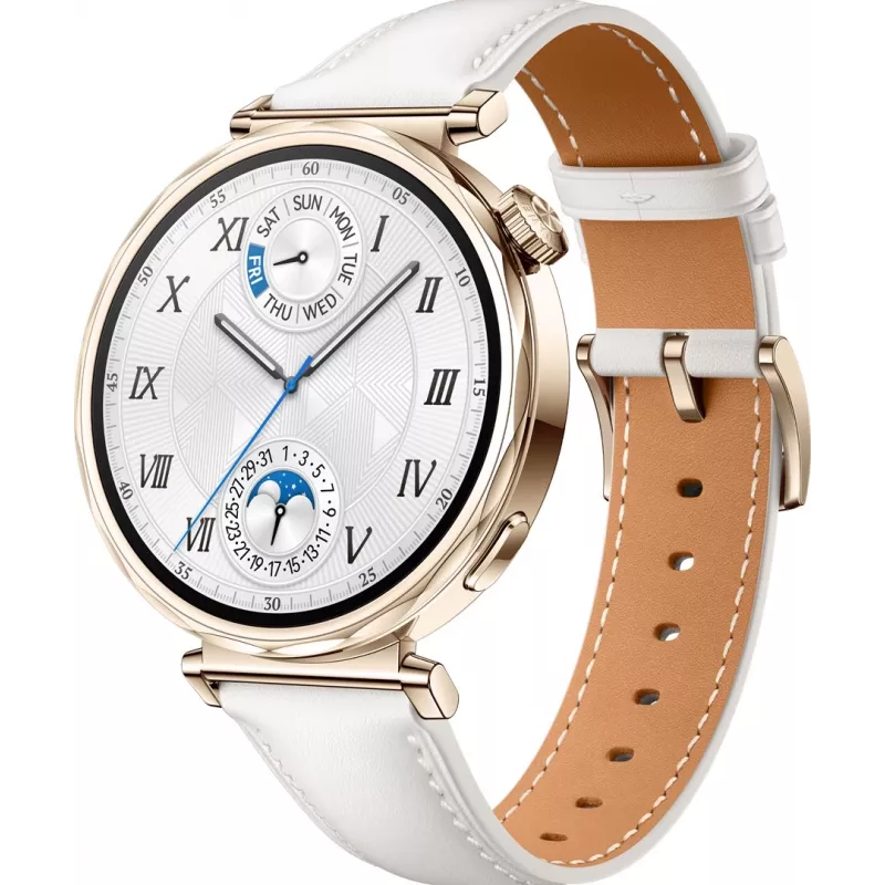 Huawei WATCH GT 5 41mm | Viedpulkstenis | GPS (satelīts) | AMOLED | 1,32 collas | Balts