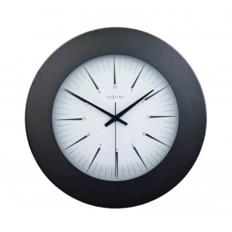 NeXtime klok 2945 Colt, Ø 45 cm, siena pulkstenis, melns