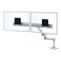Galda stiprinājums Ergotron LX Series Dual Direct Arm 63.5 cm (25 collas) Balts