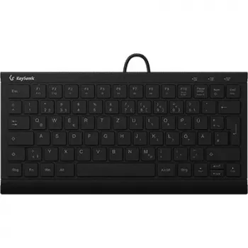 KeySonic KSK-5011ELC (DE) tastatūra mājām USB QWERTZ vācu Melna