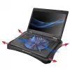 Thermaltake Massive V20 klēpjdatora dzesēšanas paliktnis 43,2 cm (17 inch) Melns
