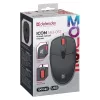 pele DEFENDER ICON MB-057 OPTICAL 1000dpi 3P Melns SILENT CLICK
