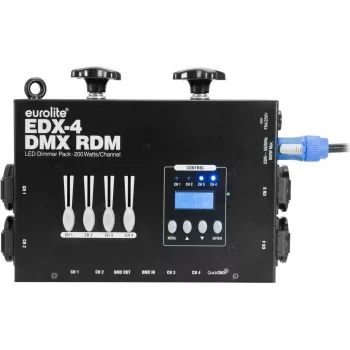 LED dimmera bloks EUROLITE EDX-4 DMX RDM 4 kanālu 10 A