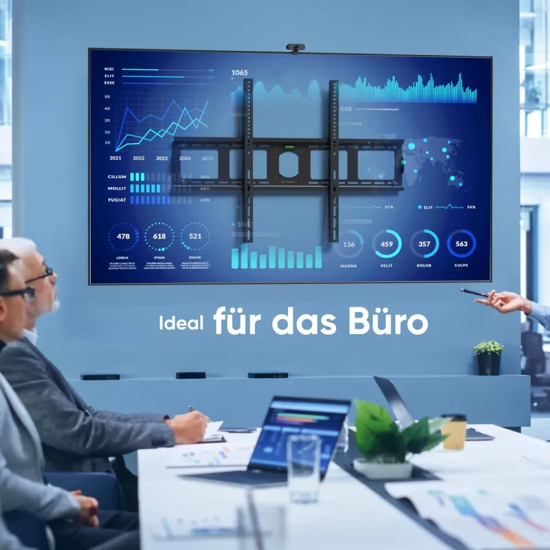 TV piederums sienas stiprinājums/55-100/MELNS UF4-B Onkron