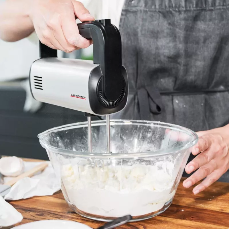 Virtuves kombains Gastroback Design Handmixer Pro melns sudrabains