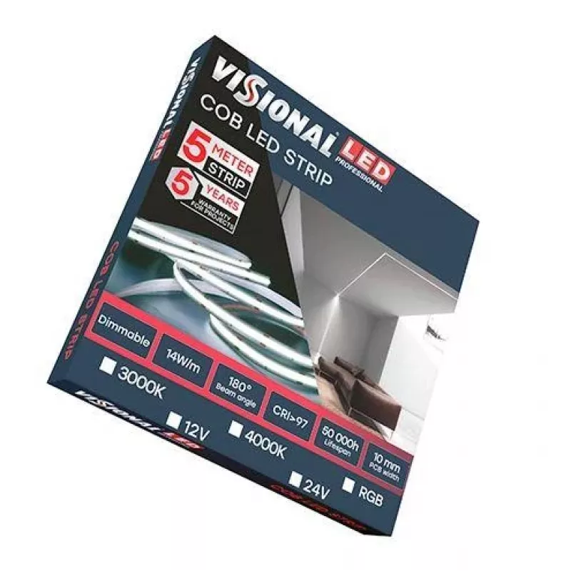 Lampa | VISIONAL | 14 vati | FCOB528WW-12V