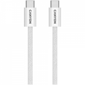 CANYON kabelis OnWire 60MG C-C 60W Magnētisks Pīts 1m Balts