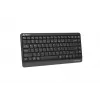 Bezvadu tastatūra A4Tech FSTYLER FBK11 2.4GHz Bluetooth pelēka - kompakts izkārtojums, bezvadu divrežīmu