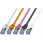 Tīkla kabelis LogiLink 15 m RJ-45 Cat7 Melns