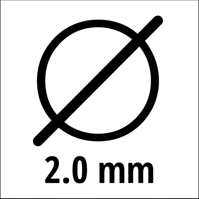 Trimmera griešanas aukla EINHELL Super Cut Line 2.0 mm, modelis 3436653, 2.0 mm diametrs