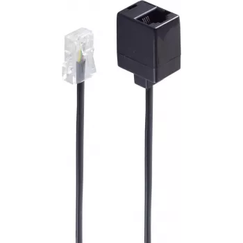 shiverpeaks BS70226-8/4 Telefona kabelis 6 m Melns (BS70226-8/4)