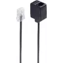 shiverpeaks BS70226-8/4 Telefona kabelis 6 m Melns (BS70226-8/4)
