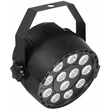 LED prožektors EUROLITE EURO 42110193 12 x TCL RGB 10W — 12 lampu RGB TCL gaismeklis, 10 W uz lampu