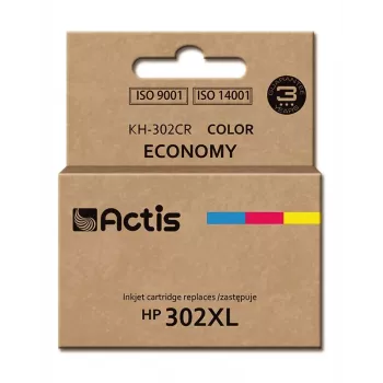 Actis KH-302CR tinte (aizstāj HP 302XL F6U67AE; Premium; 21 ml; krāsaina)