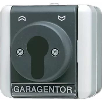 JUNG 833.18 W - Atslēgas slēdzis - 1P - Vadu - Melns - Balts - Termoplasts - IP44