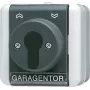 JUNG 833.18 W - Atslēgas slēdzis - 1P - Vadu - Melns - Balts - Termoplasts - IP44