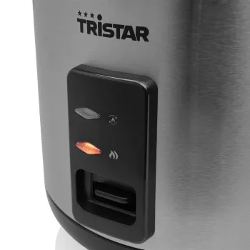 Rīsu vārītājs Tristar RK-6147 — 1,5 L, 500 W, melns/sudrabots