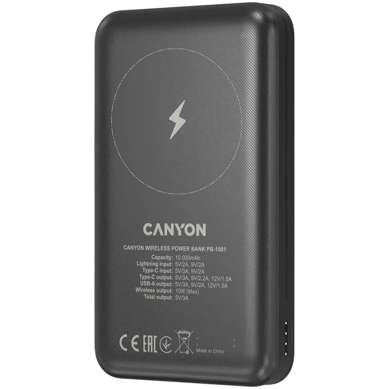 Pārnēsājams akumulators Canyon PB-1001 10000 mAh