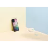 Aizsargājošs telefona maciņš iKins Apple iPhone 12 mini — ūdens ziedu dizains, melns