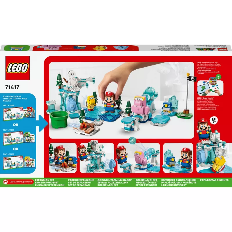LEGO SUPER MARIO 71417 PAPILDINĀJUMA KOMPLEKTS - FLIPRUS SNIEGA PIEDZĪVOJUMS