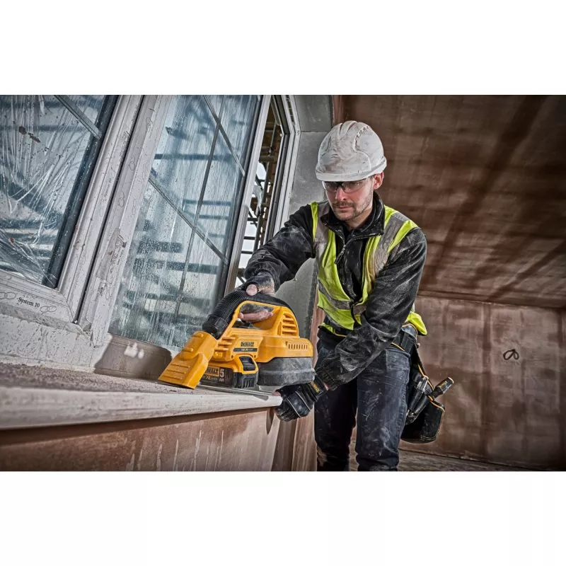 DEWALT DCV517N-XJ - slapjai un sausai tīrīšanai - 954 l/min - Melna - Dzeltena - 1,9 l - 18 V - Litija jonu (Li-Ion)