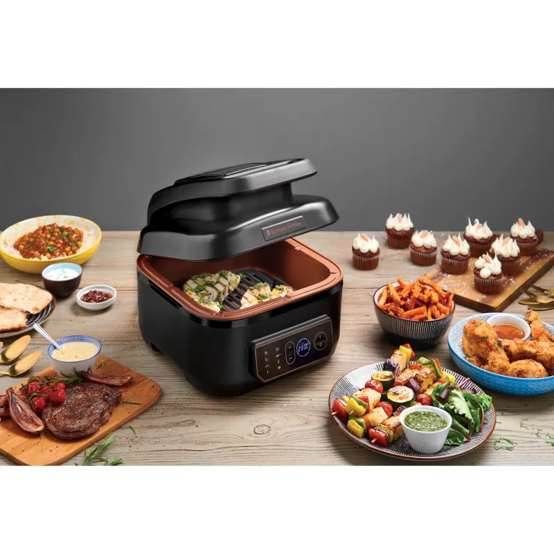 Russell Hobbs SatisFry Air & Grill Multikocher 5.5 L 1745 W melns
