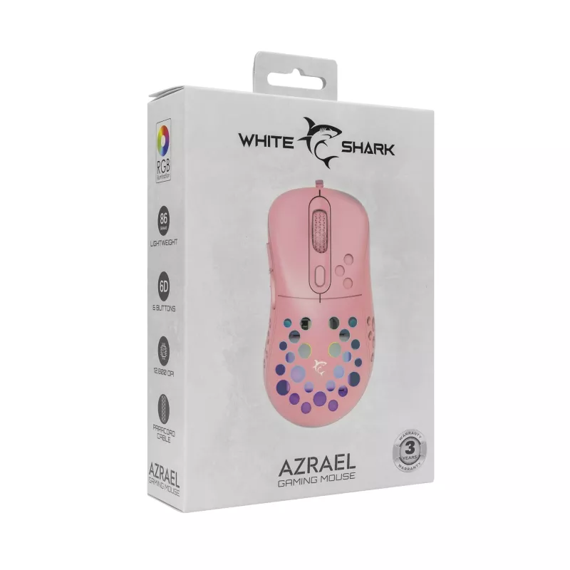 White Shark GM-5013 Azrael Pink USB pele