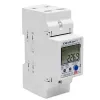 Qoltec 50882 Vienfāzes elektroniskais enerģijas patēriņa skaitītājs DIN sliedei | Wi-Fi | TUYA | 230V | LCD