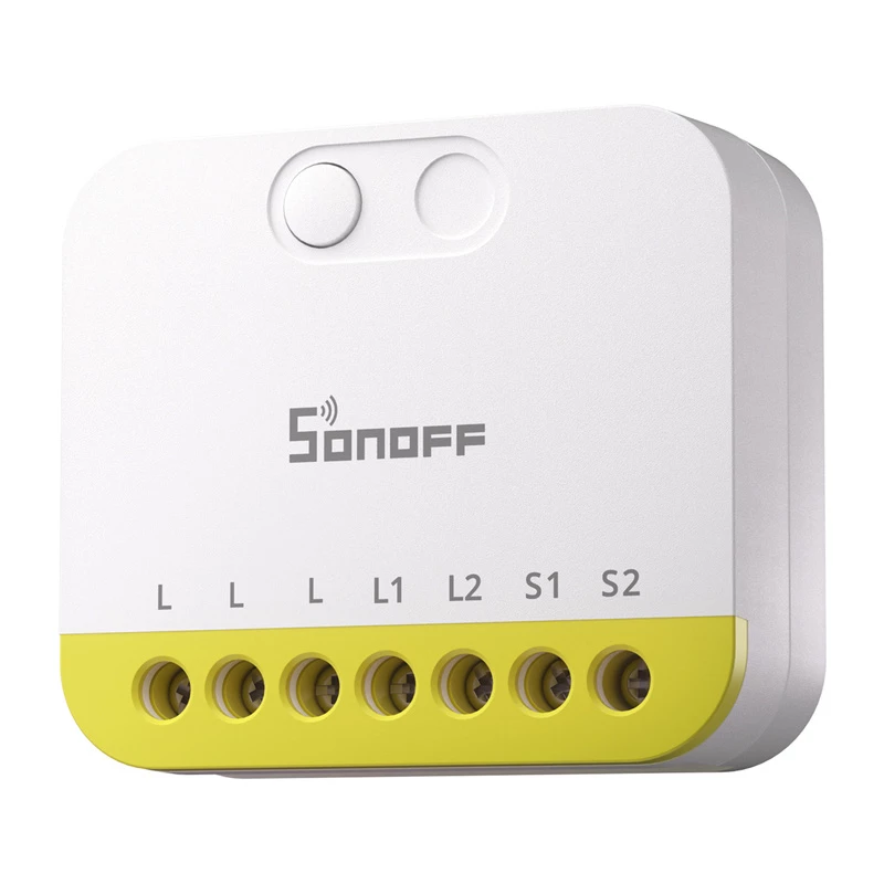 Divkanālu mini slēdzis bez N vada Sonoff MINI-ZB2GS-L ZigBee