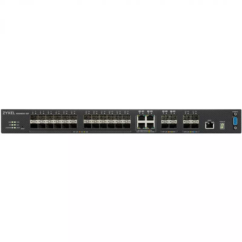Zyxel XGS4600-32F Pārvaldīts L3 Melns