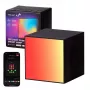 Viedā galda lampa Yeelight Cube Melna — Wi‑Fi/Bluetooth, Daudzkrāsaina, 75×75×75 mm, 100–240V
