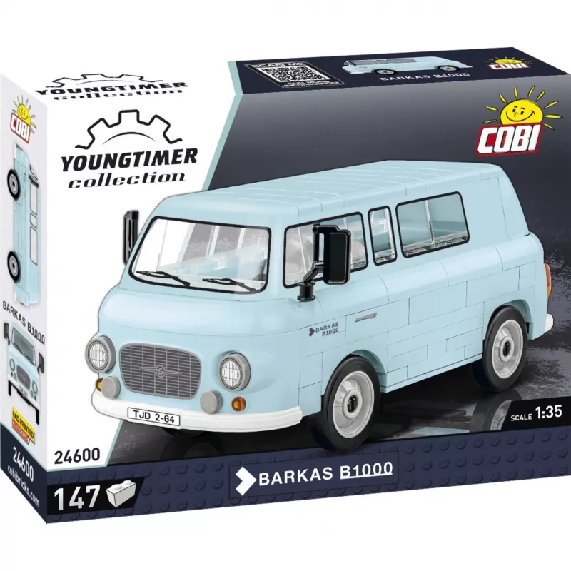Konstrukciju rotaļlieta Cobi Barkas B1000 24600 mērogā 1:35 modeļa komplekts, detalizēti ķieģeļi