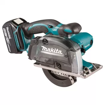 Makita DCS552RTJ pārnēsājamais ripzāģis 13,6 cm Melns, Piparmētru krāsa 3600 RPM