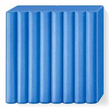 Modelējamā māla FIMO effect blue metallic – FIMO 8010-31, mīksts polimērmāls modelēšanai un dekoratīviem projektiem