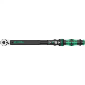 Wera Click-Torque C 3, 1/2 collas dinamometriskā atslēga ar reversējamu sprūdrata mehānismu, 40 Nm - 200 Nm