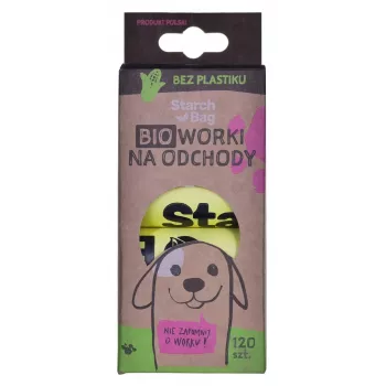 STARCH BAG - suņu ekskrementu maisiņi - 8 x 15