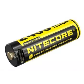 Uzlādējams Li-Ion AA 1,5V akumulatoru komplekts Nitecore NH2400 2400mAh — 4 gab. iepakojumā